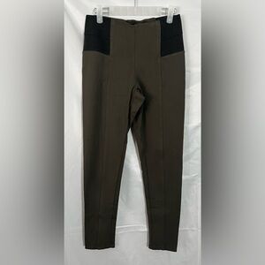Olive High Waist Front Seam Skinny Pants M